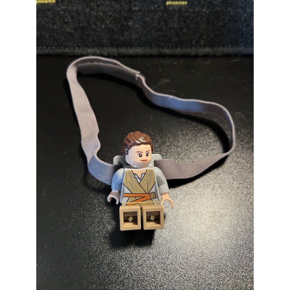 Lego Star‎ Wars Rey Minifigure LED Head Lamp Flashlight 2018 EUC